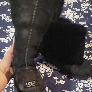 UGG Dark Suede Winter Boots